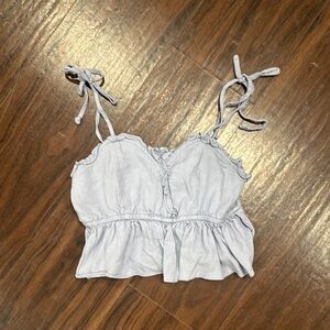 Light Gray Women's Top